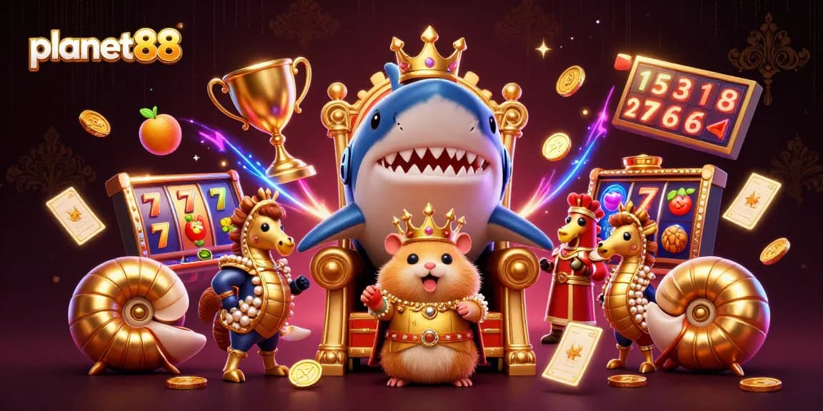 Play slots at planet88 with exciting 3D cartoon characters and dynamic gaming elements.