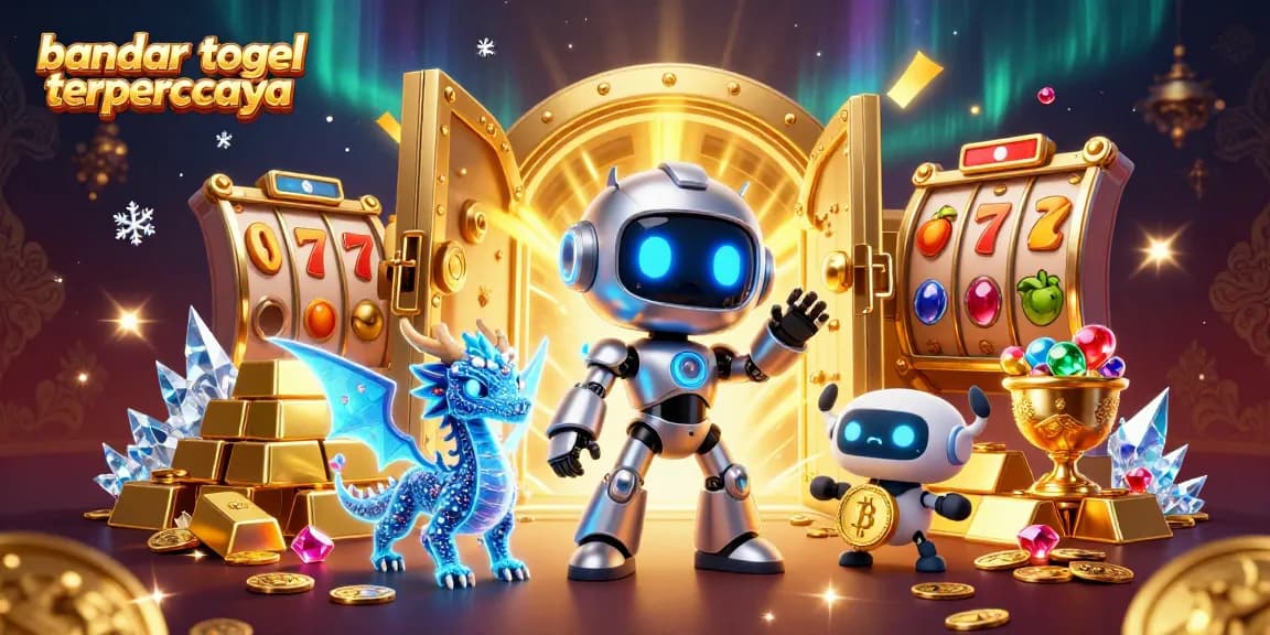 Engage in thrilling gameplay at bandar togel terpercaya with vibrant 3D characters surrounded by riches.