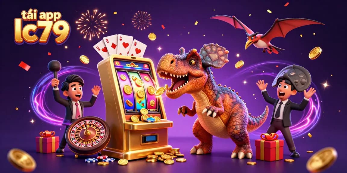 Tải app lc79 để trải nghiệm game bài độc đáo với slot machine và các giao diện thể thao hấp dẫn.