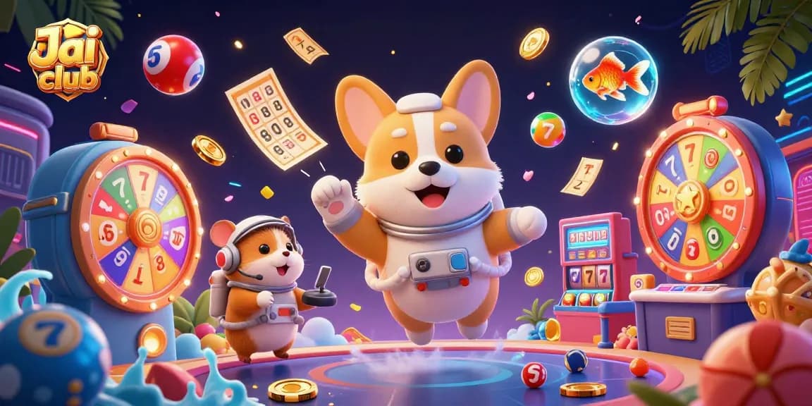 Jai club offers thrilling bingo and lottery experiences with a vibrant, engaging casino setting.