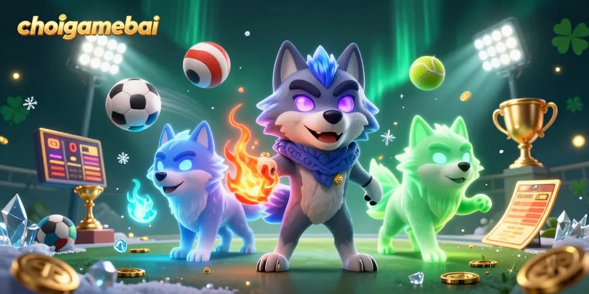 Engage in high-stakes gaming with choigamebai and dynamic sports action elements.