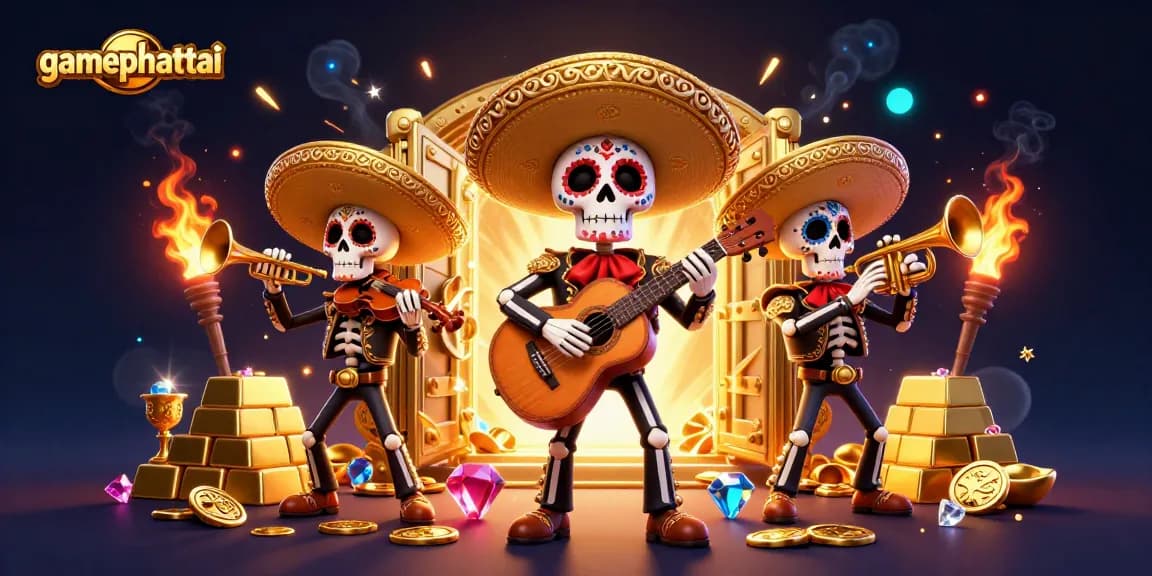 Engage with gamephattai as the vibrant mariachi band celebrates huge jackpots in this thrilling casino scene.