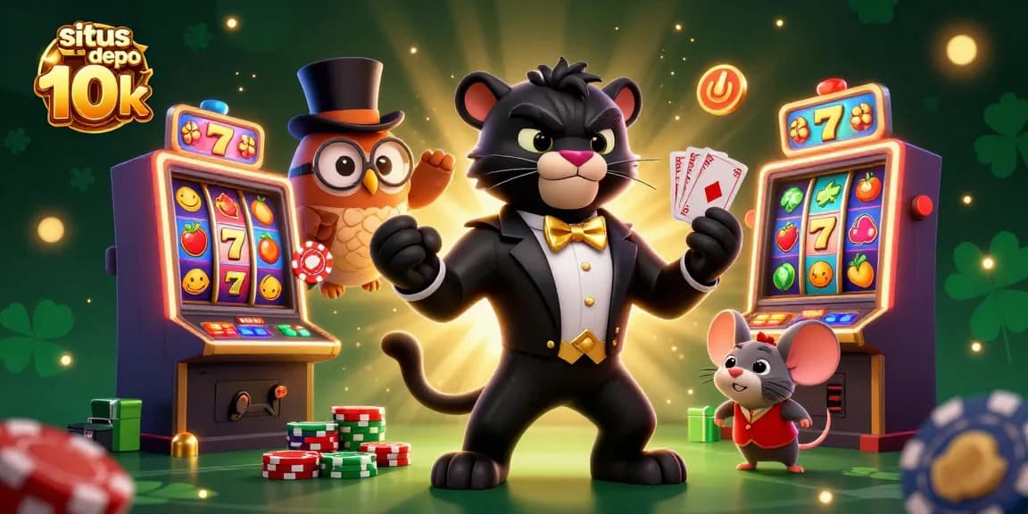 Menghadapi tantangan di situs depo 10k dengan karakter lucu sambil bermain slot yang mengasyikkan.
