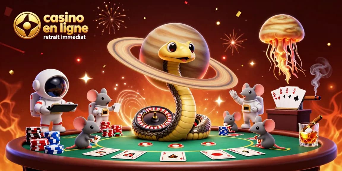 Jouer de manière responsable dans un casino en ligne avec retrait immédiat avec des astronautes et des jeux énergiques.