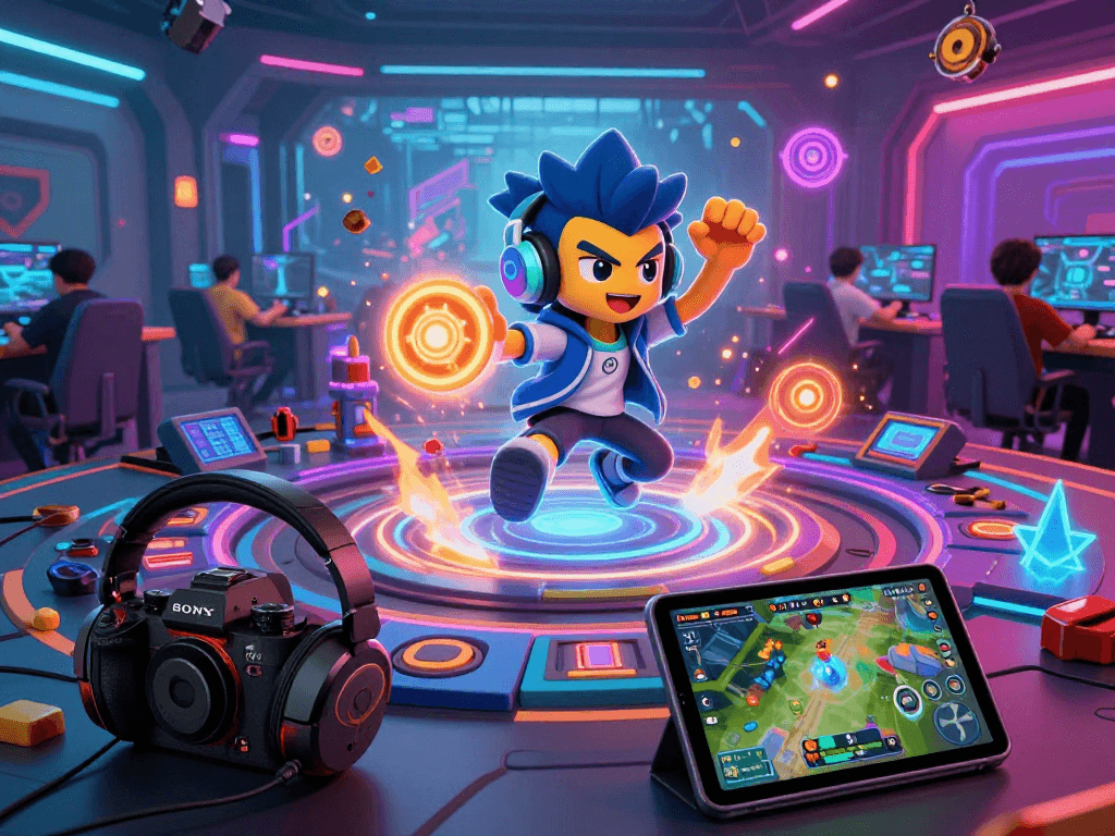 Engaging transformation porn games scene featuring an avatar in a vibrant digital landscape.