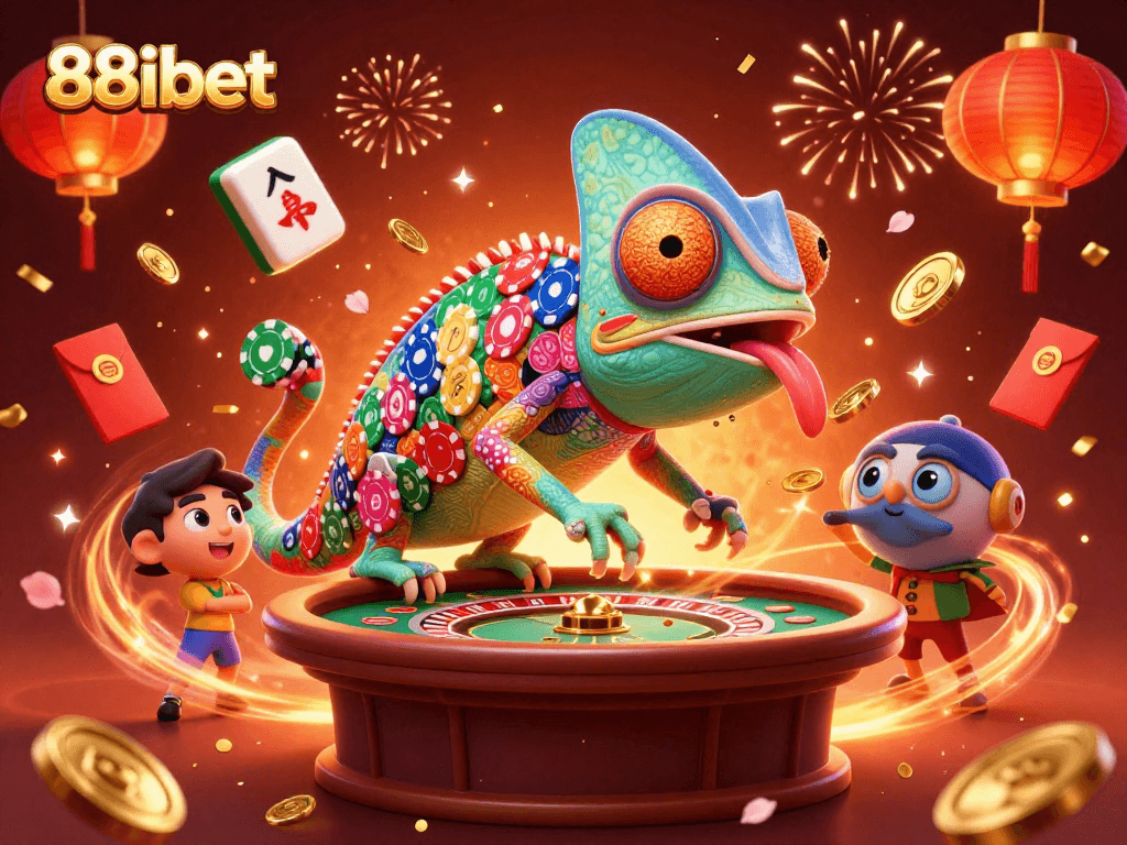 Experience exciting victories at 88ibet with dazzling casino elements and vibrant graphics.