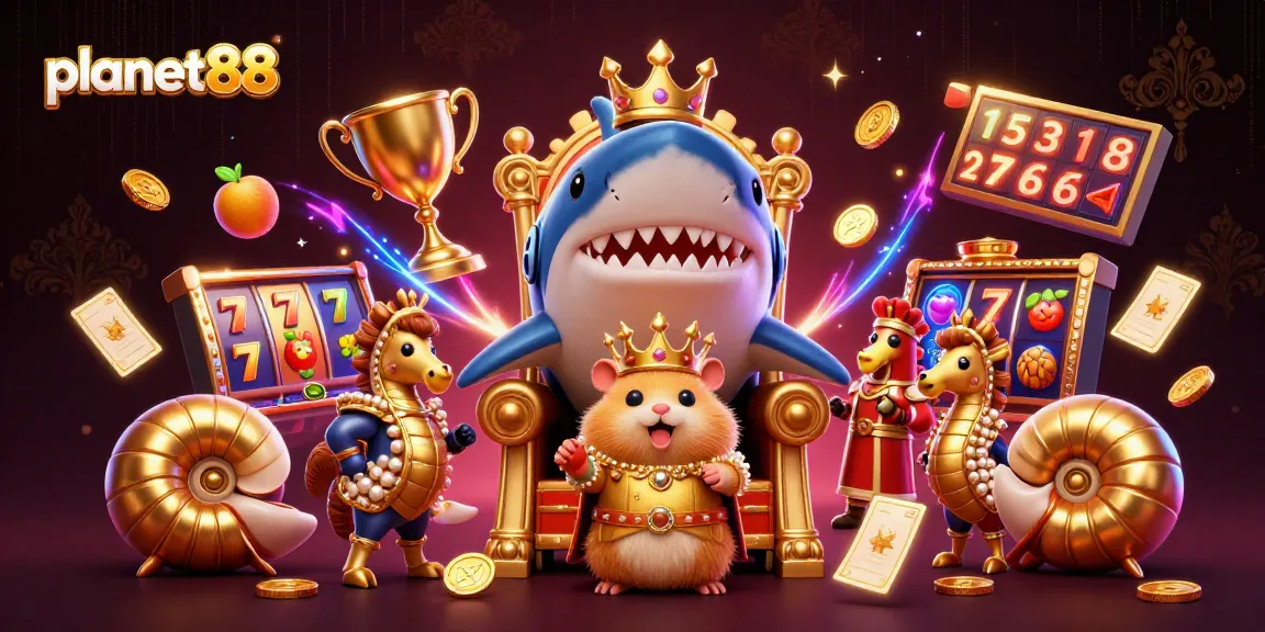 Play slots at planet88 with exciting 3D cartoon characters and dynamic gaming elements.