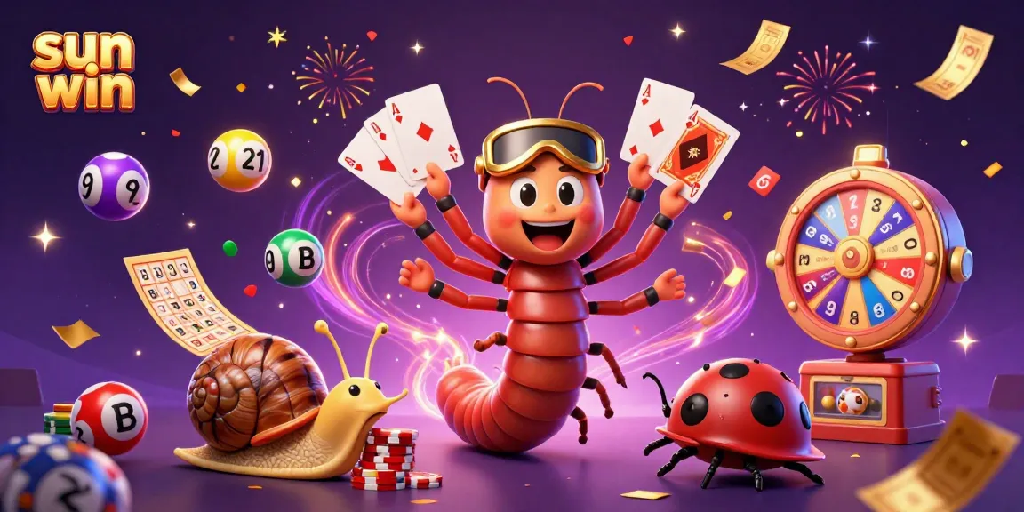 Engage with the excitement of sun win through a colorful casino scene featuring dynamic characters and action elements.