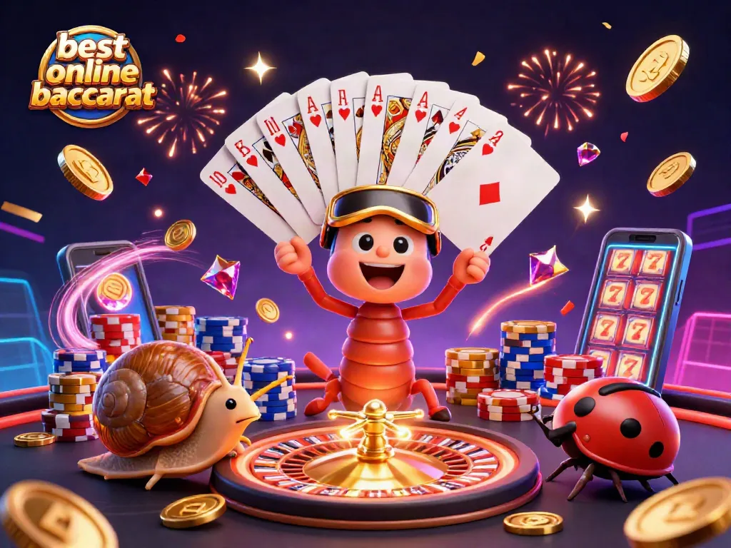 Experience excitement with best online baccarat, featuring dynamic characters and vibrant game elements.