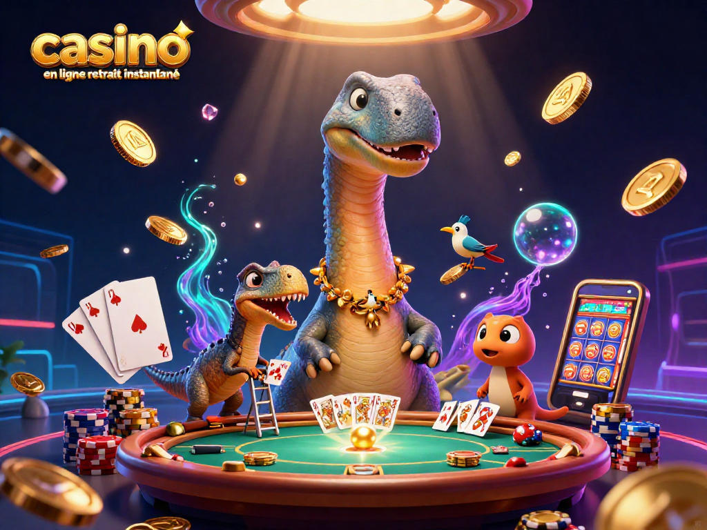 Jouez à casino en ligne retrait instantané avec des personnages dynamiques et des éléments de jeu captivants.