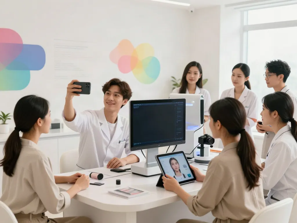 Exploring alternatives to QOVES in a modern beauty analysis studio.