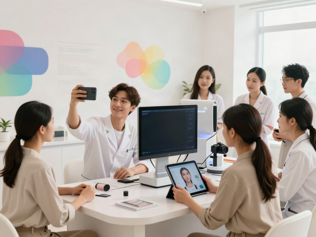 Exploring alternatives to QOVES in a modern beauty analysis studio.