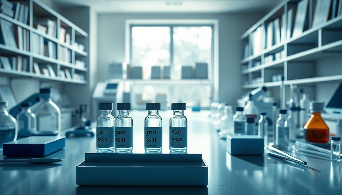 Showcase ss31 for sale in a professional lab setting surrounded by research equipment.