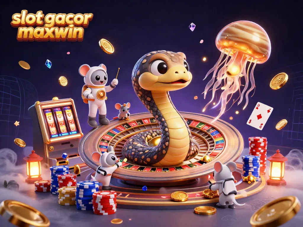 Engage with the thrilling slot gacor maxwin gameplay featuring vibrant characters and exciting casino elements.