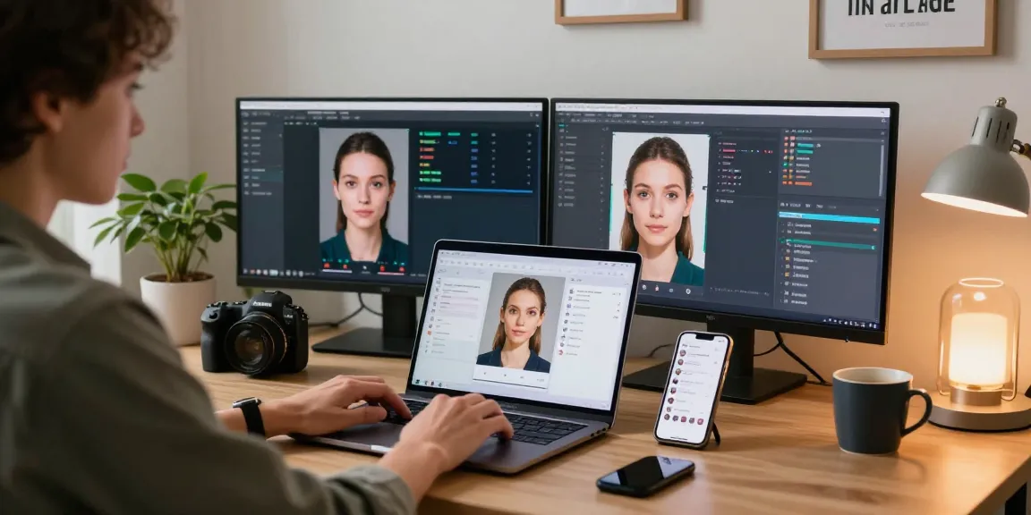 Engaging digital workspace testing attractiveness using AI analysis tools.