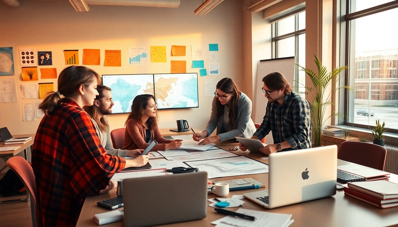 Showcasing creative collaboration in web design edmonton with vibrant workspaces and team interaction.
