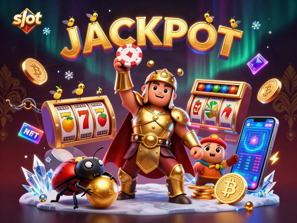 Menangkan slot dengan jackpot bertema hiburan dalam ilustrasi kartun 3D yang mengesankan.