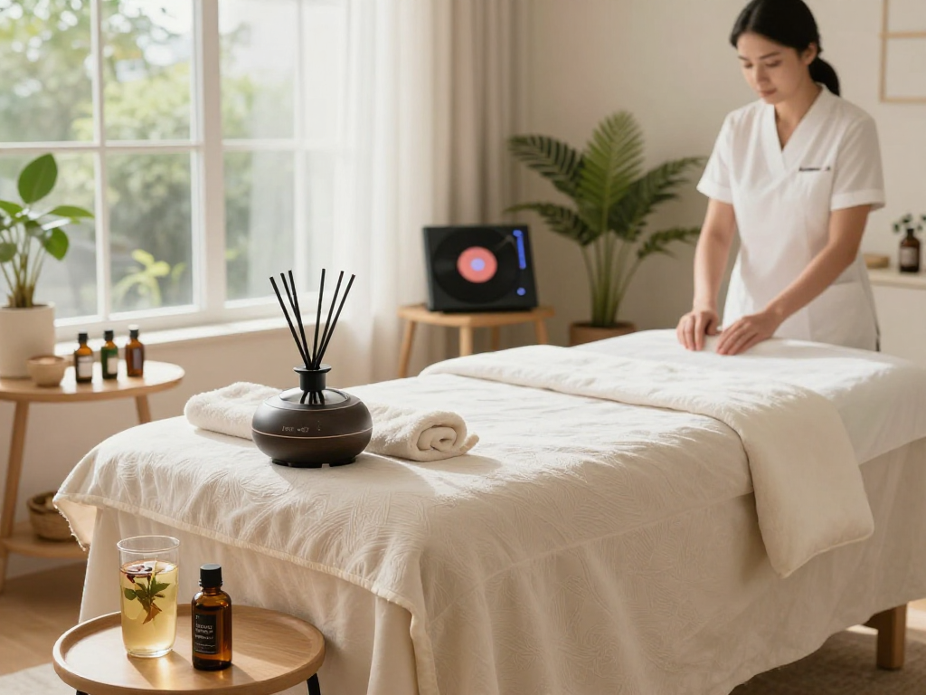 Experience tranquility with mantra88 login in a premium relaxation space featuring a cozy treatment room.