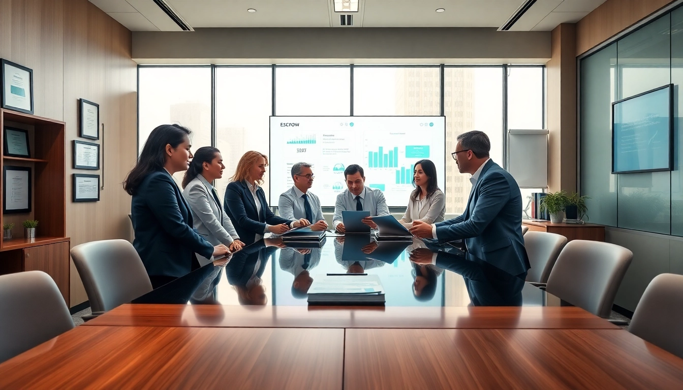Engage with our Escrow Services team in a professional and secure office environment.